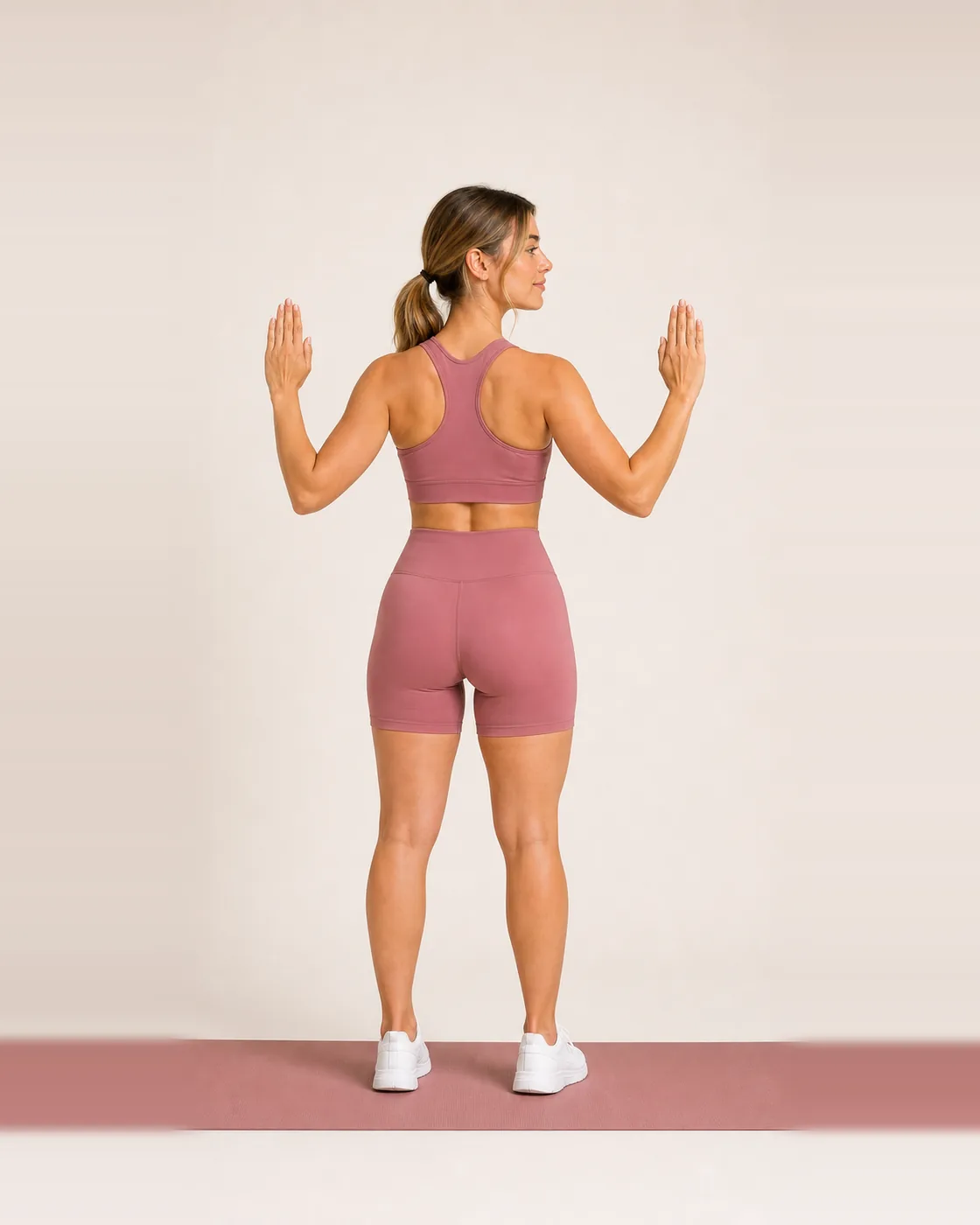 A back and posture exercise demonstrated on a mat